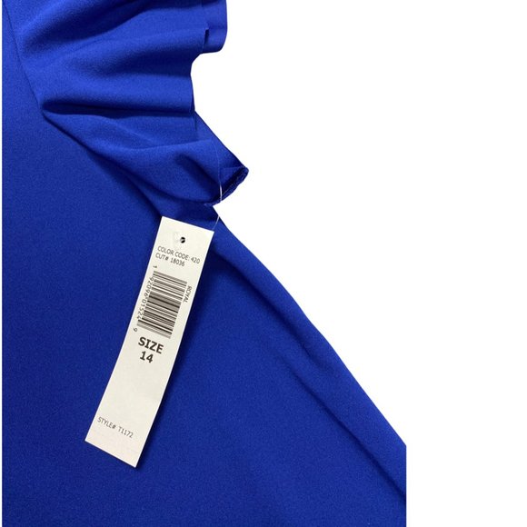 T I A N A B. Women's Short Ruffle Sleeve A-line Dress-14 - Picture 4 of 4